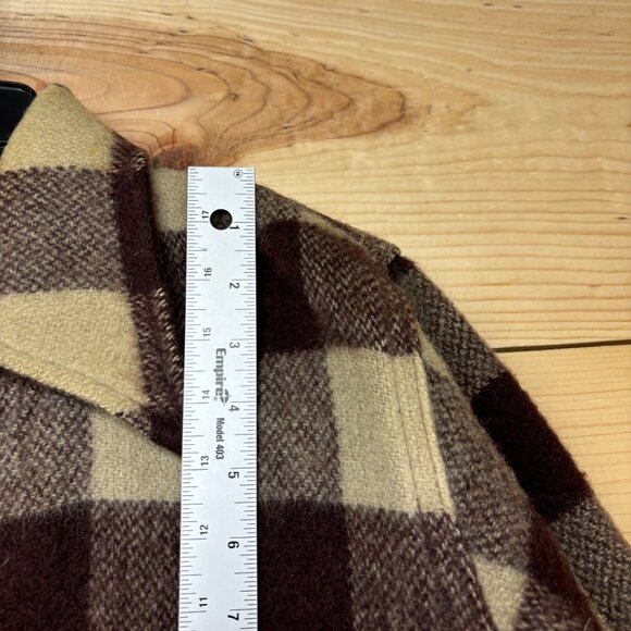 Vintage Weather Master Jacket Women Large Brown Wool Minnesota Woolen Co 50s 60s - Picture 12 of 16